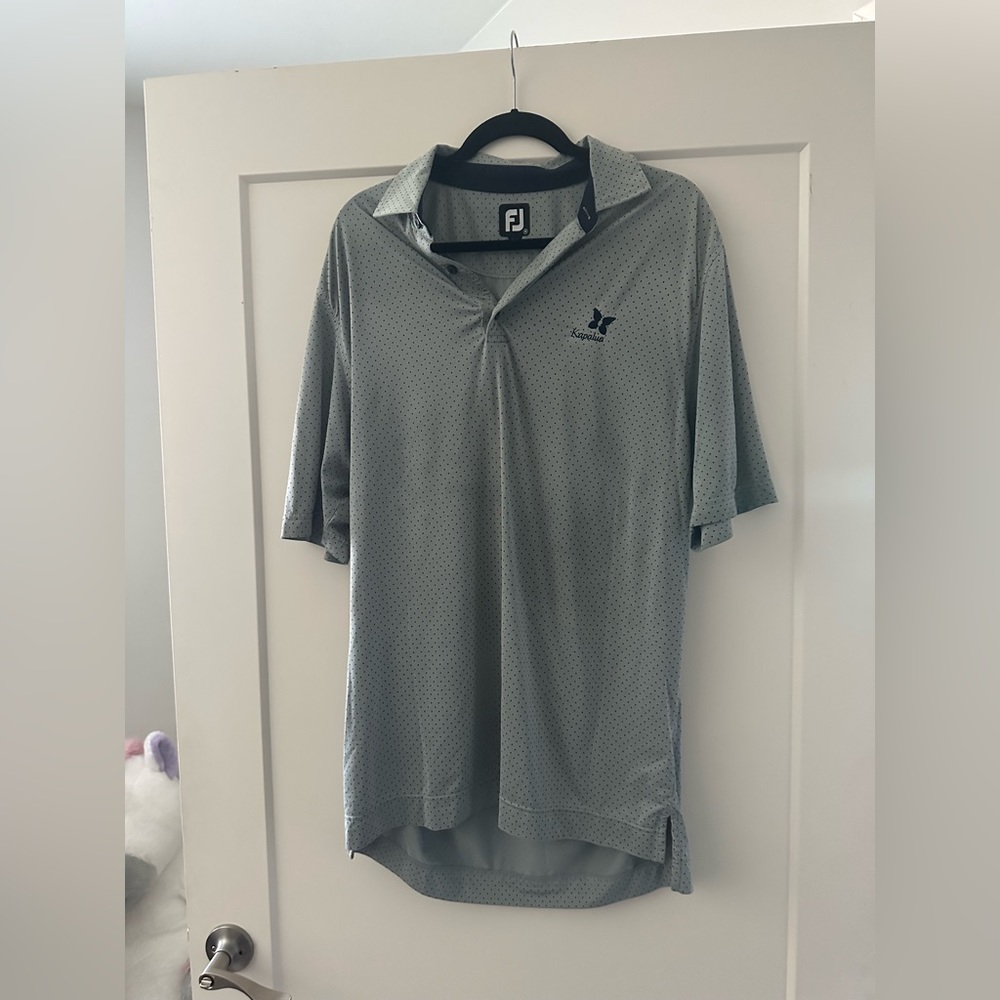 FootJoy Men’s medium Golf Polo Gray Kapalua